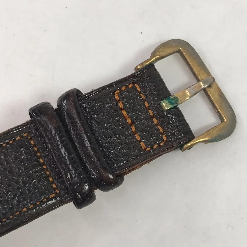 Vintage Elbon Tank Watch Square Manual Wind Works